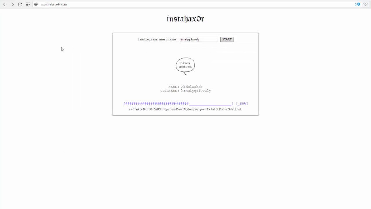 how to get instahax0r verification code