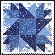 double aster quilt block instructions