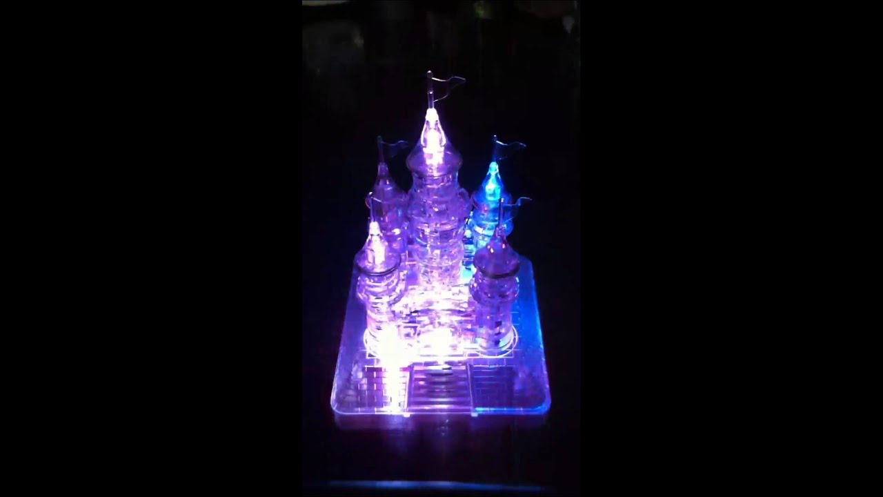 3d crystal puzzle castle instructions