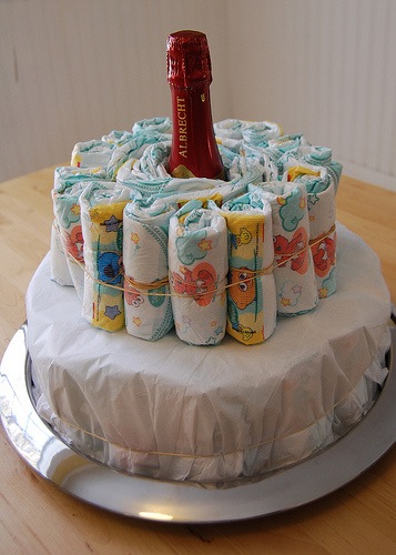 how to make nappy cakes for baby showers