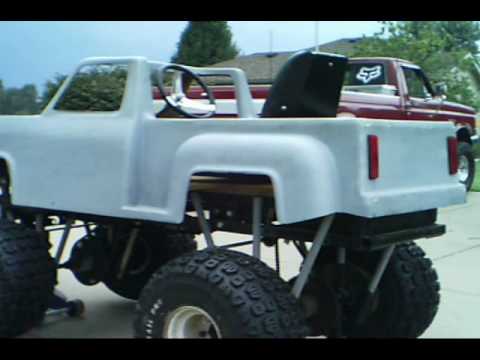 how to build a monster truck go kart