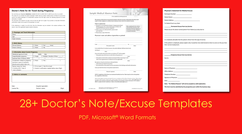 how to make a doctors note