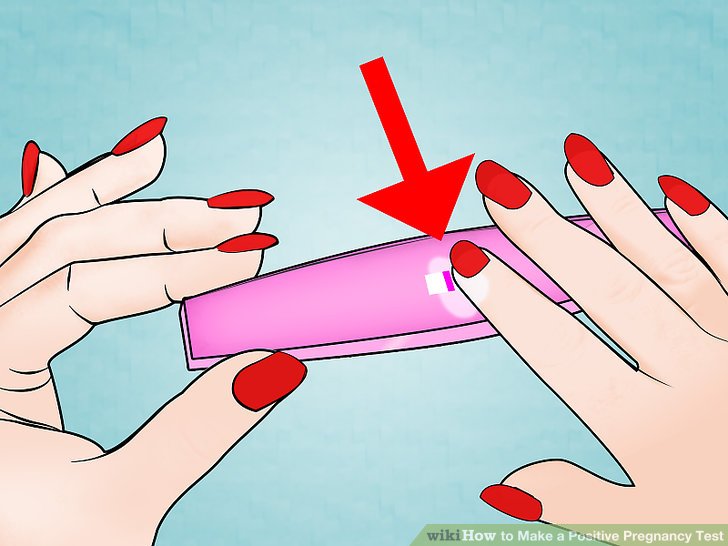 how to make positive in pregnancy test