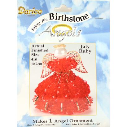 safety pin birthstone angels instructions