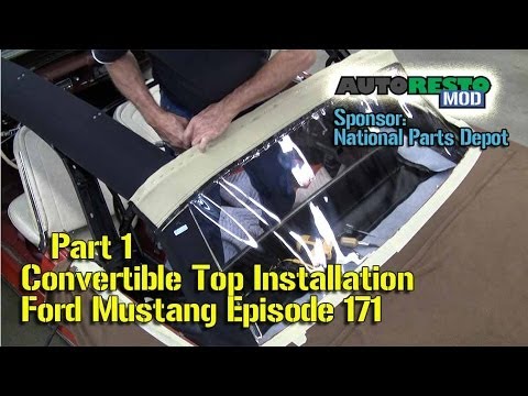 1966 mustang convertible top replacement instructions