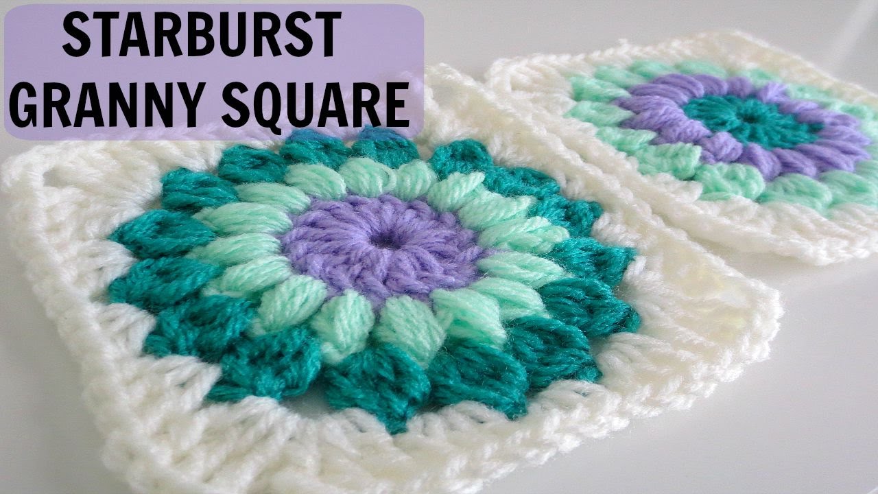 crochet flower granny square instructions