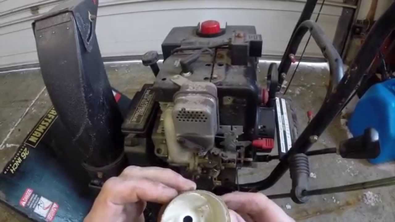 craftsman snowblower carburetor repair manual