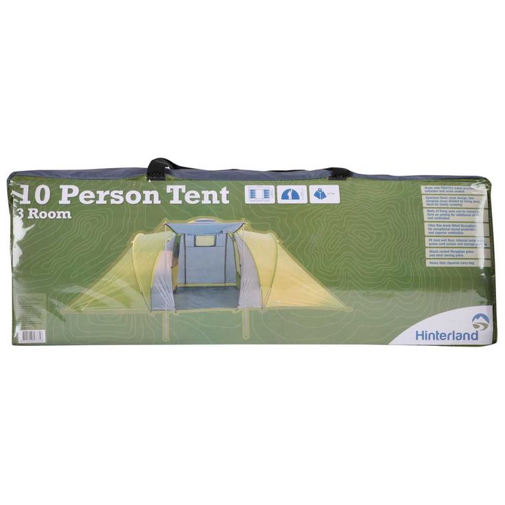hinterland 6 person 3 room tent instructions