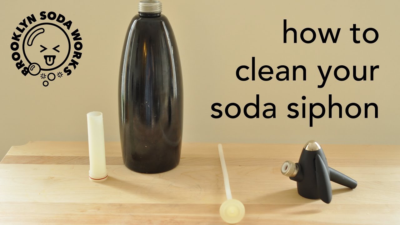 how to clean sparklets soda syphon