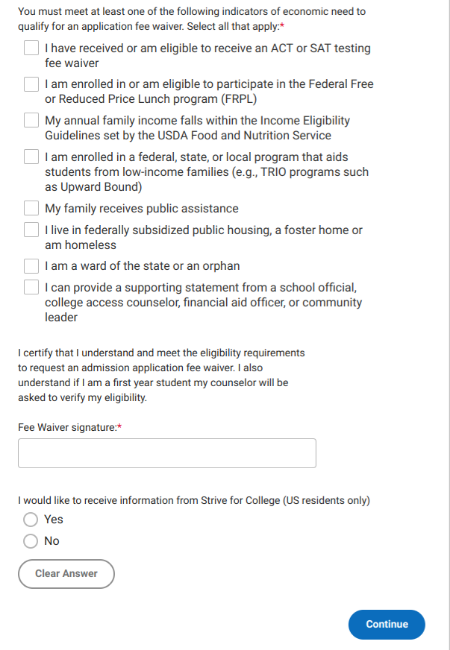how to get fee waiver for sat