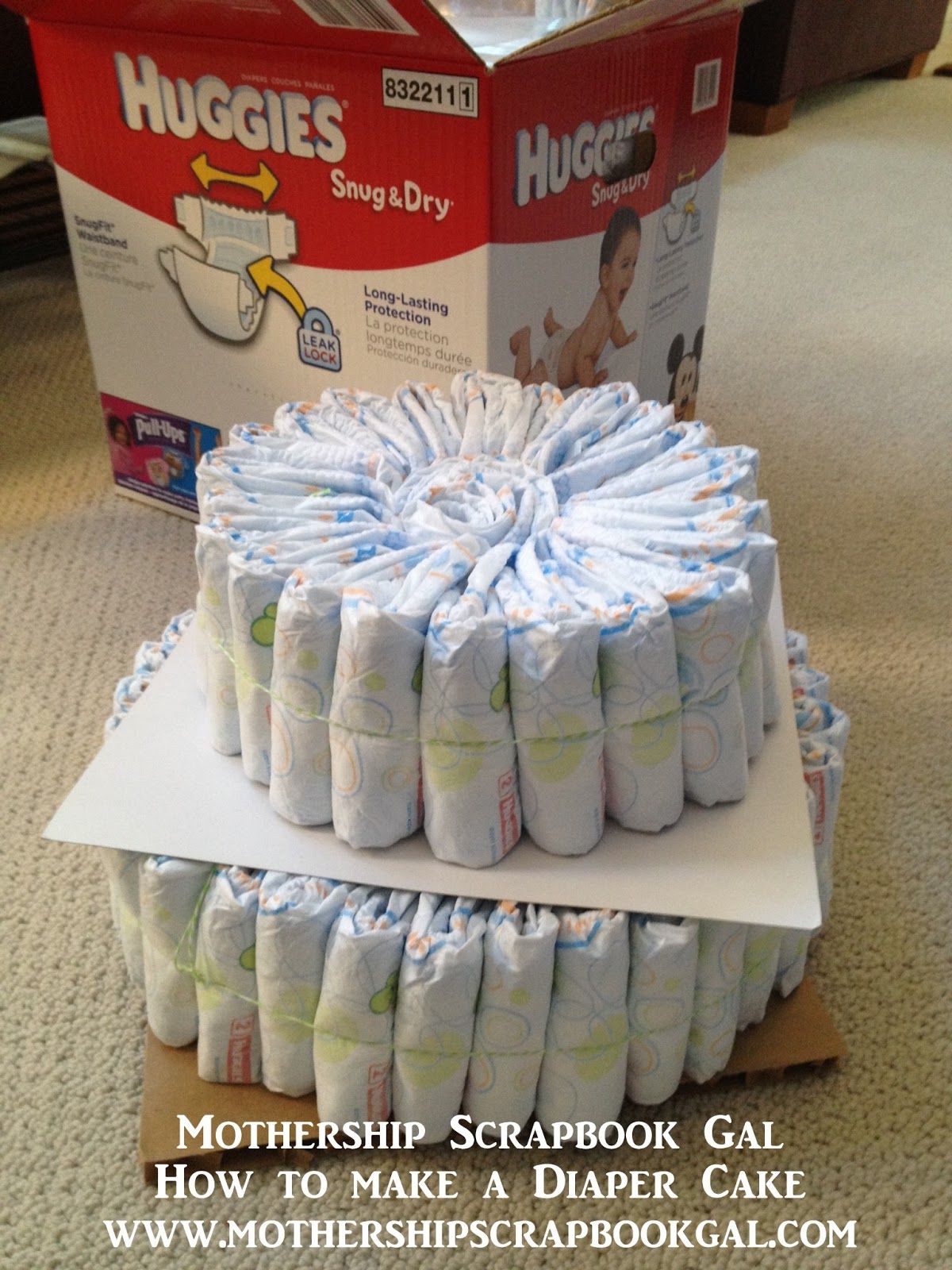 how to make nappy cakes for baby showers