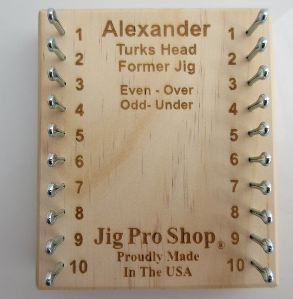 how to use alexander turks head jig